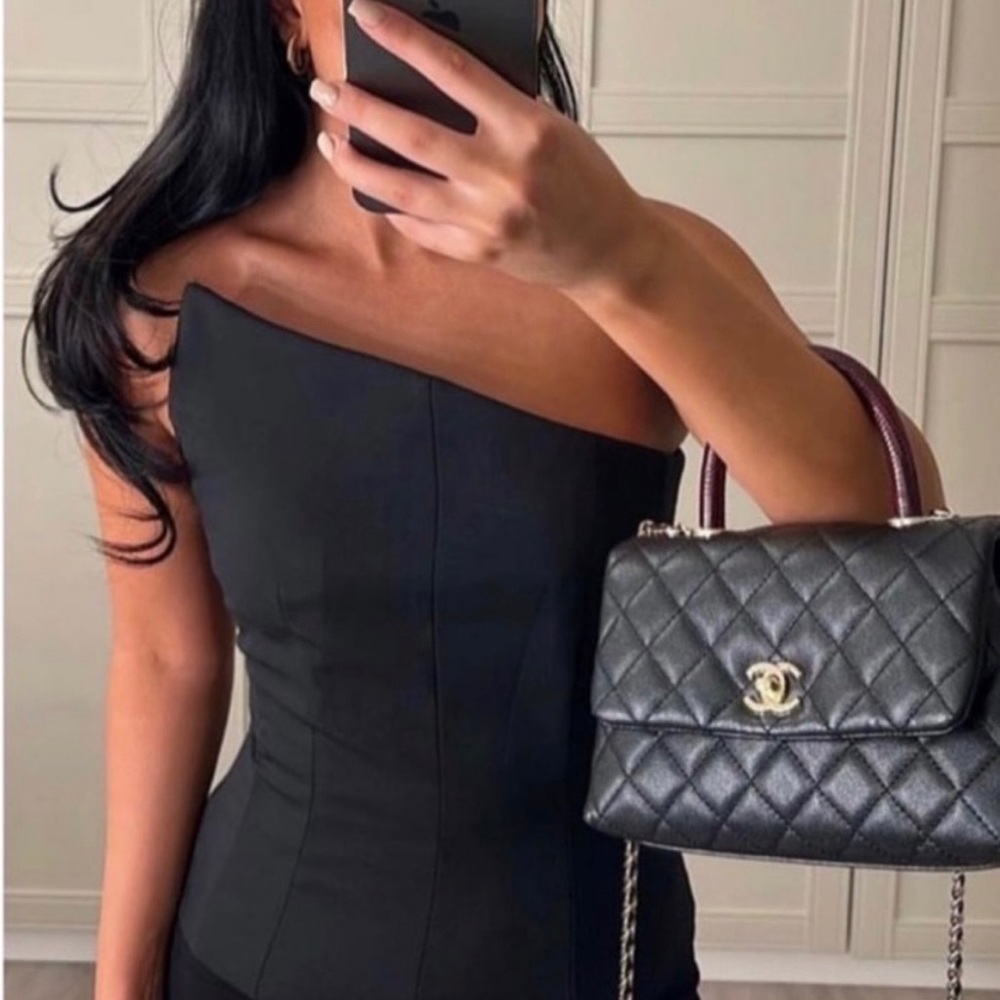 Zara asymmetrical top DUPE size medium